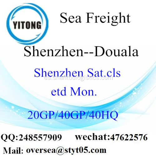 Flete mar del puerto de Shenzhen a Douala